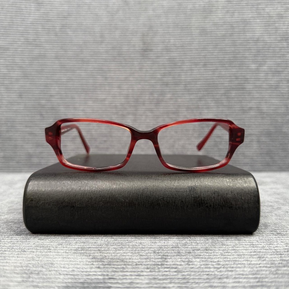 Calvin Klein Collection CK7734 623 Red Rectangular Eyeglasses Frame 135mm‎